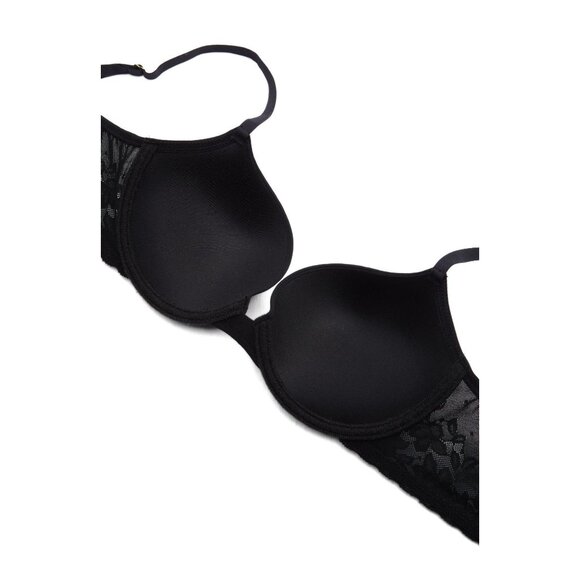 🆕Natori Sheer Glamour Push-Up Underwire T-Shirt Bra  34DD Black #727252 - Picture 6 of 10